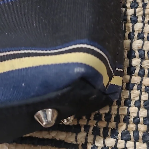 VINTAGE KATE SPADE NEW YORK RAINBOW STRIPE PURSE - Picture 9 of 9